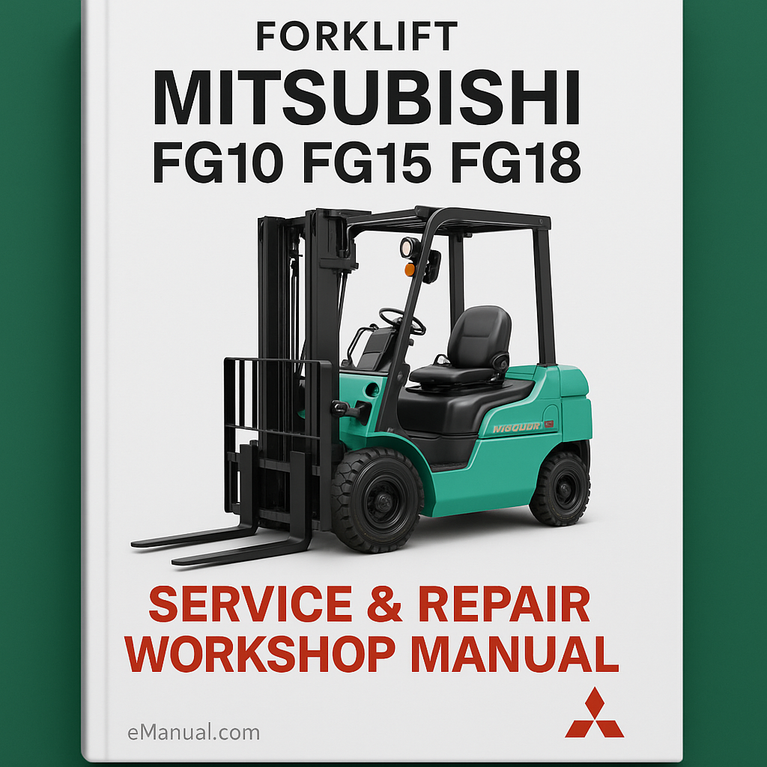 Mitsubishi FG10 FG15 FG18 Gabelstapler Service-Reparatur-Werkstatthandbuch