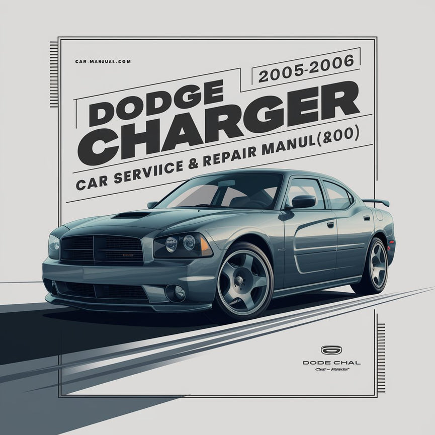 Manual de servicio y reparación del DODGE CHARGER CAR (2005-2006)