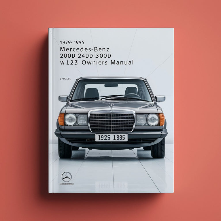 1979-1985 Mercedes-Benz 200D 240D 300D W123 Owners Manual