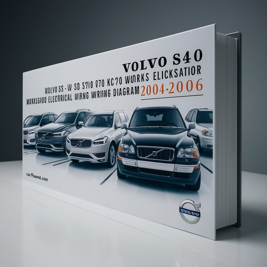 Diagrama de cableado eléctrico del taller Volvo S40 V50 S60 S70 V70 C70 XC70 S80 XC90 2004-2006 (más de 3500 páginas, 311 MB, capacidad de búsqueda, marcadores, compatible con iPad)