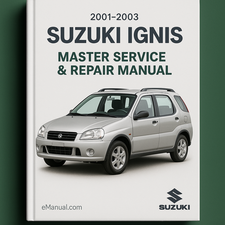 Manual de servicio y reparación del Suzuki Ignis Master 2001-2003
