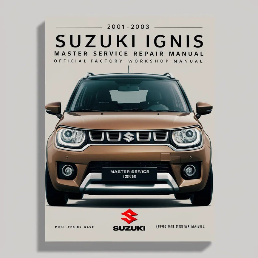 2001-2003 Suzuki Ignis Master Service-Reparaturhandbuch