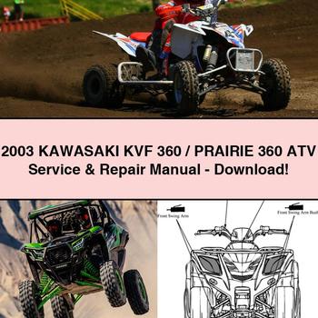 2003 KAWASAKI KVF 360 PRAIRIE 360 ATV Service Repair Manual-PDF