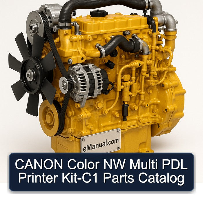 Caterpillar C0.5 C0.7 C1.1 C1.5 C1.6 C2.2 Canon Color NW Multi PDL Printer KIT-C1 Parts Catalog PDF