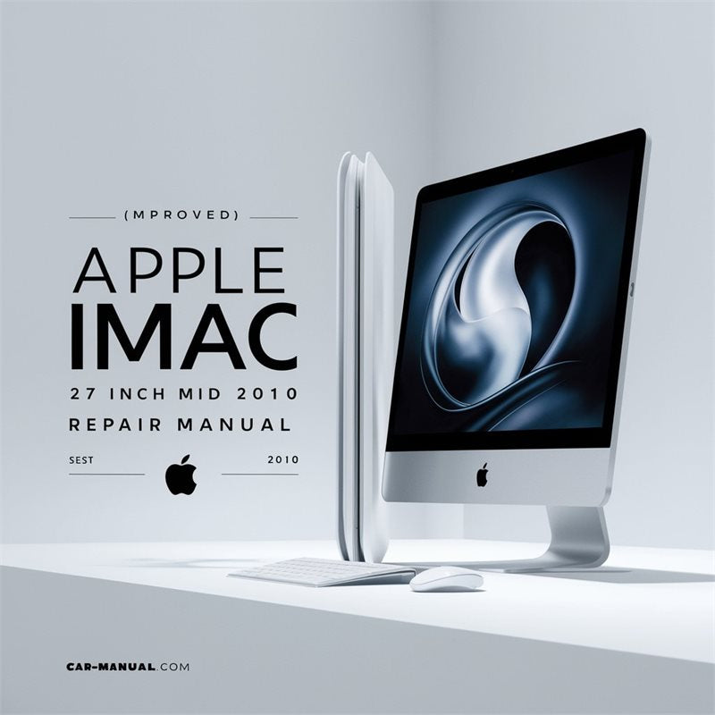 2010 Apple Imac 27 Inch Mid Service Repair Workshop Manual PDF