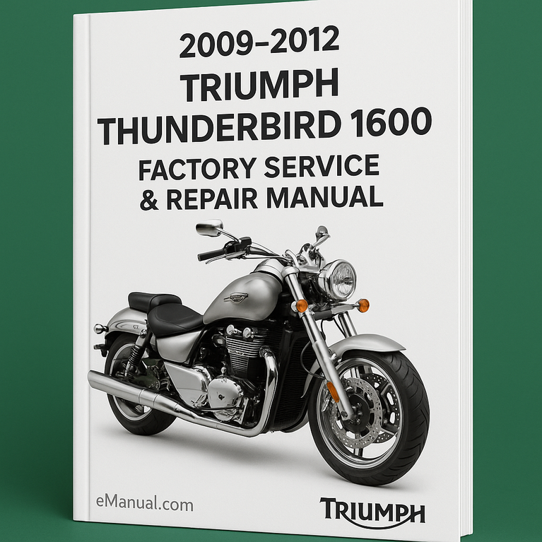 2009-2012 Triumph Thunderbird 1600 Factory Service Repair Manual 2010 2011