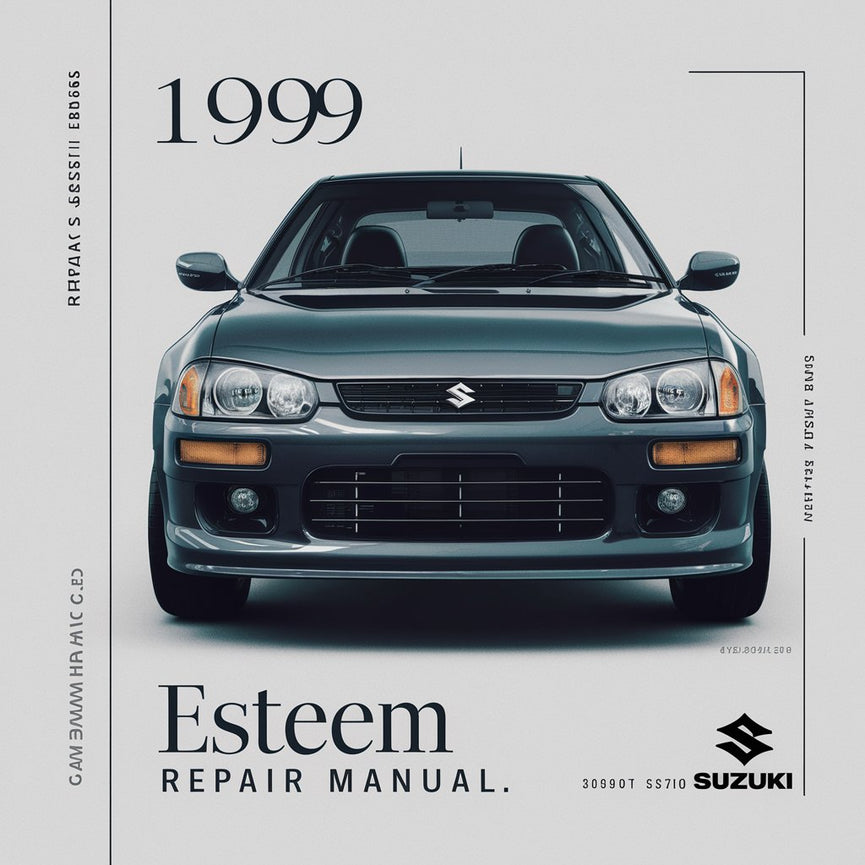 Manual de reparación del Suzuki Esteem 1999