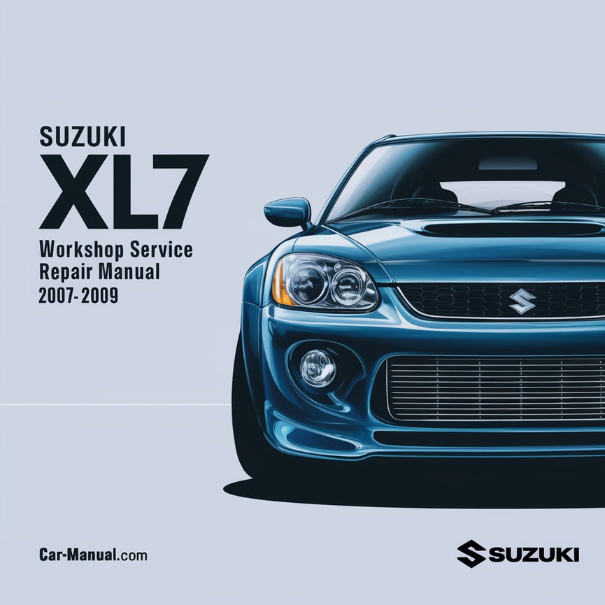 Manual de reparación y servicio del taller Suzuki XL7 (también conocido como Suzuki Grand Vitara XL-7) (Serie JC636) 2007-2009 (EN-ES) (más de 7000 páginas, 229 MB, indexado, apto para iPad)