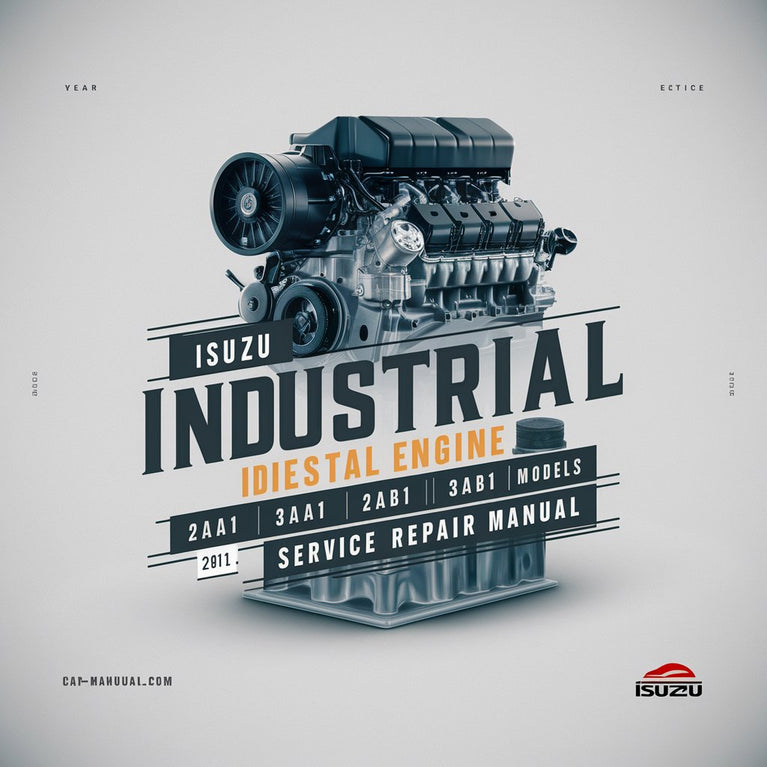 ISUZU Industrial Diesel Engine 2AA1 3AA1 2AB1 3AB1 ModelS Service Repair Manual-PDF