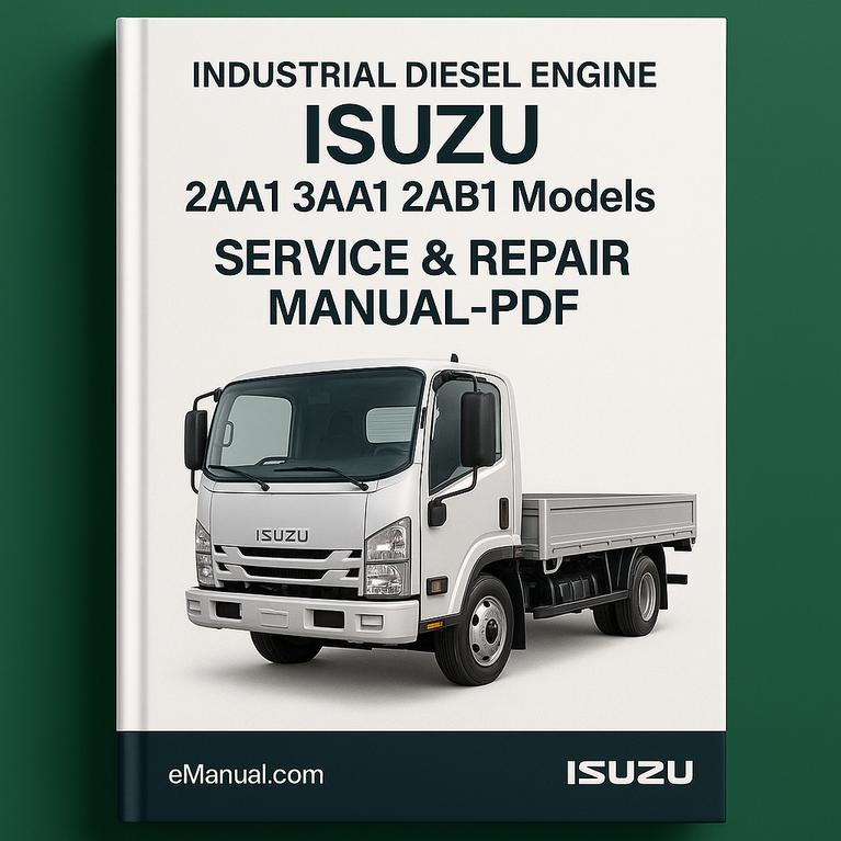 ISUZU Industrial Diesel Engine 2AA1 3AA1 2AB1 3AB1 ModelS Service Repair Manual-PDF