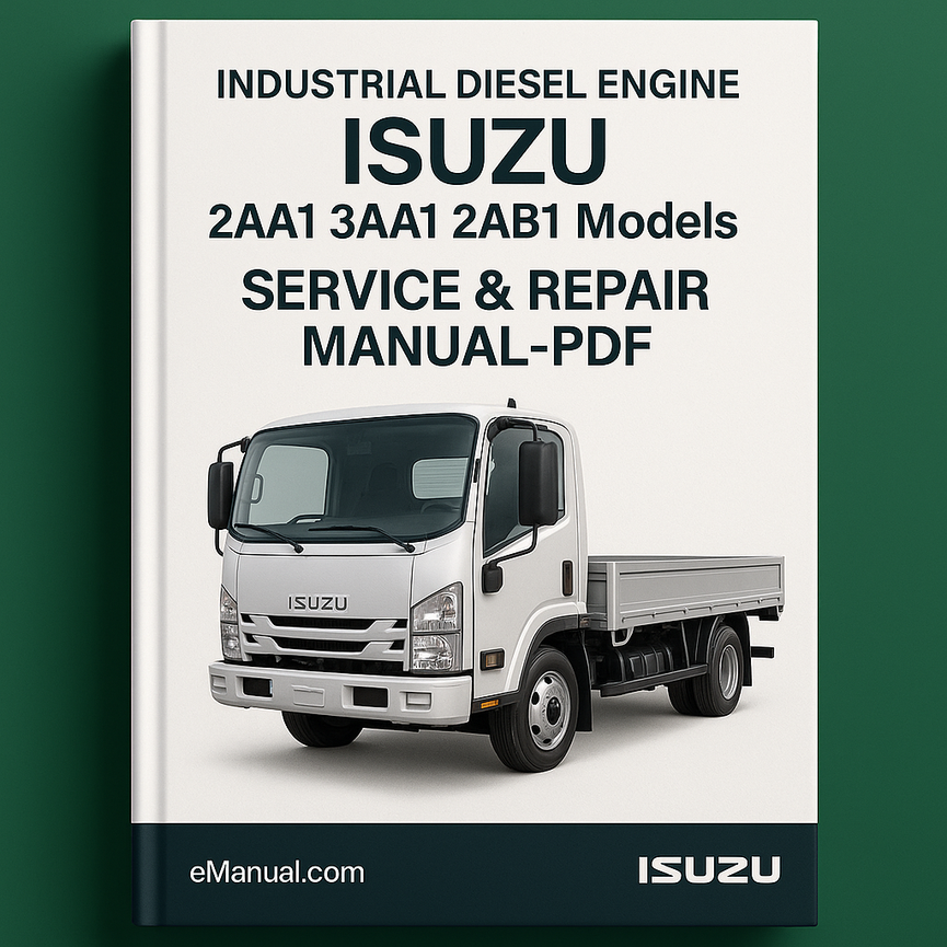 ISUZU Industrial Diesel Engine 2AA1 3AA1 2AB1 3AB1 ModelS Service Repair Manual-PDF
