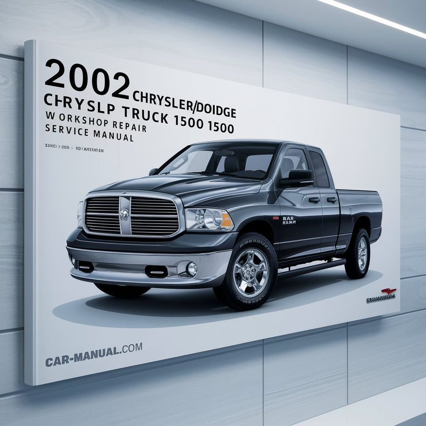 Manual de servicio y reparación del taller de la camioneta Chrysler/Dodge Ram 1500 2002