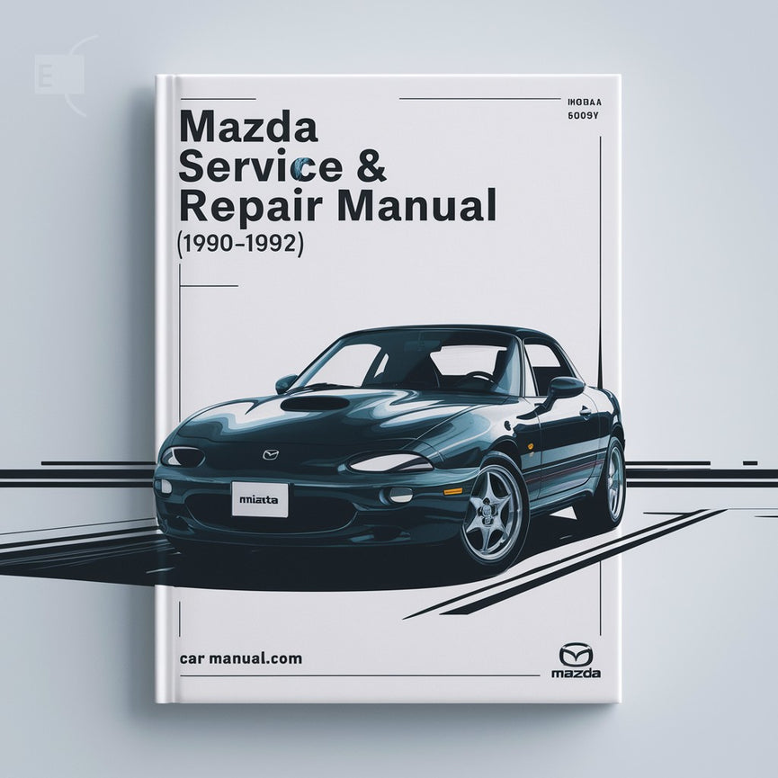 Mazda MIATA Wartungs- und Reparaturhandbuch (1990 1991 1992)-