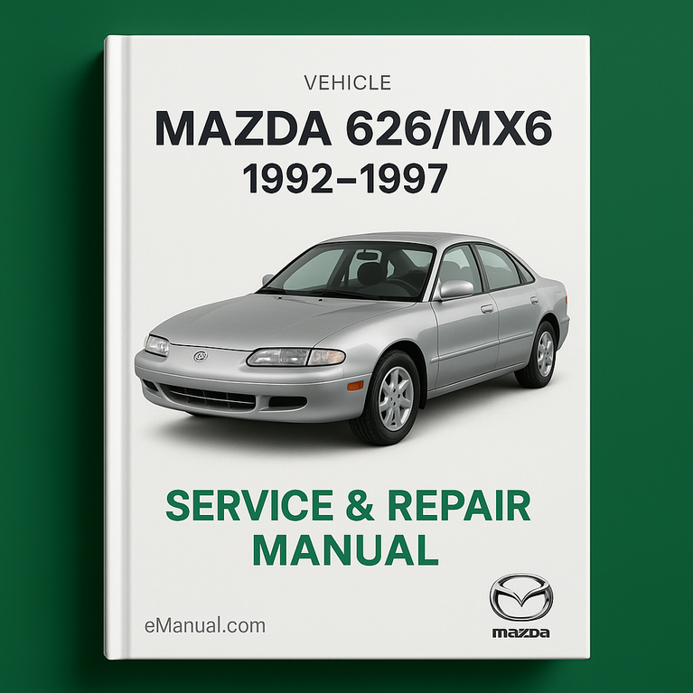 Manual de servicio y reparación del Mazda 626/MX6 (1992 1993 1994 1995 1996 1997)
