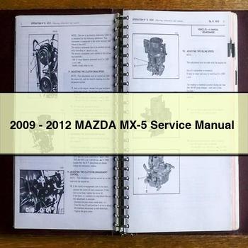 Manual de servicio y reparación del Mazda MX-5 2009-2012