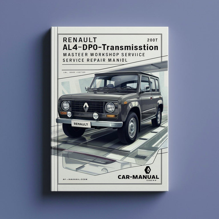 Manual de reparación y servicio del taller de la transmisión maestra RENAULT AL4-DPO