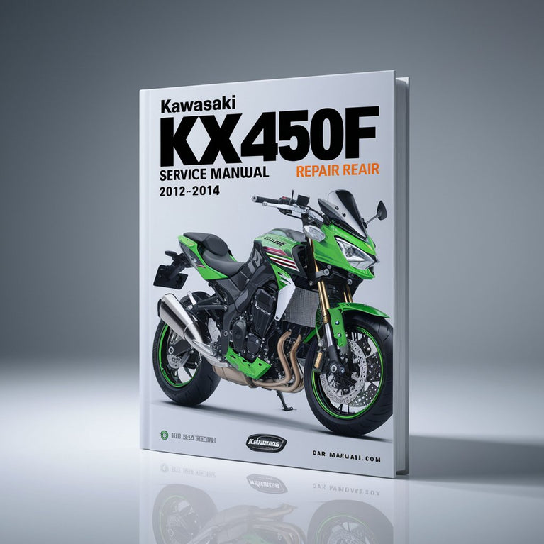 Manual de servicio y reparación de Kawasaki KX450F 2012-2014 KX 450F