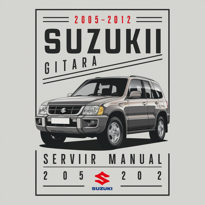 2005-2012 Suzuki Grand VITARA Service-Reparaturhandbuch