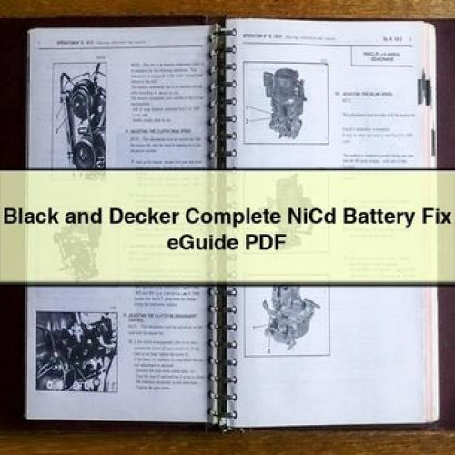 Black Decker Nicd Battery Fix Eguide Service Repair Workshop Manual PDF