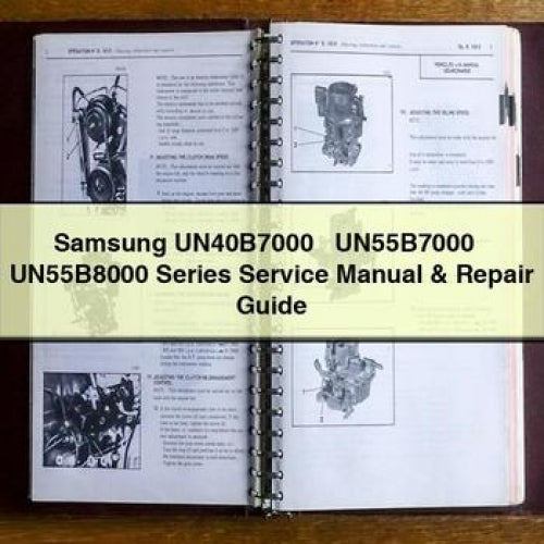 Samsung Un40b7000 Un55b7000 Un55b8000 Series Service Repair Workshop Manual PDF