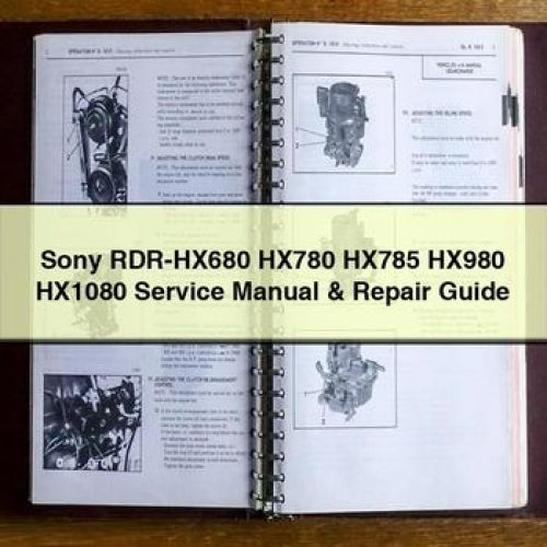 Sony RDR-HX680 HX780 HX785 HX980 HX1080 Service Repair Workshop Manual PDF