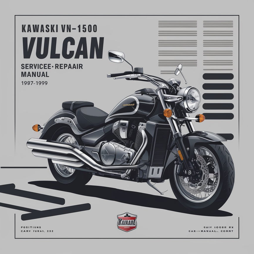 Kawaski VN1500 Vulcan Service Repair Manual 1987-1999