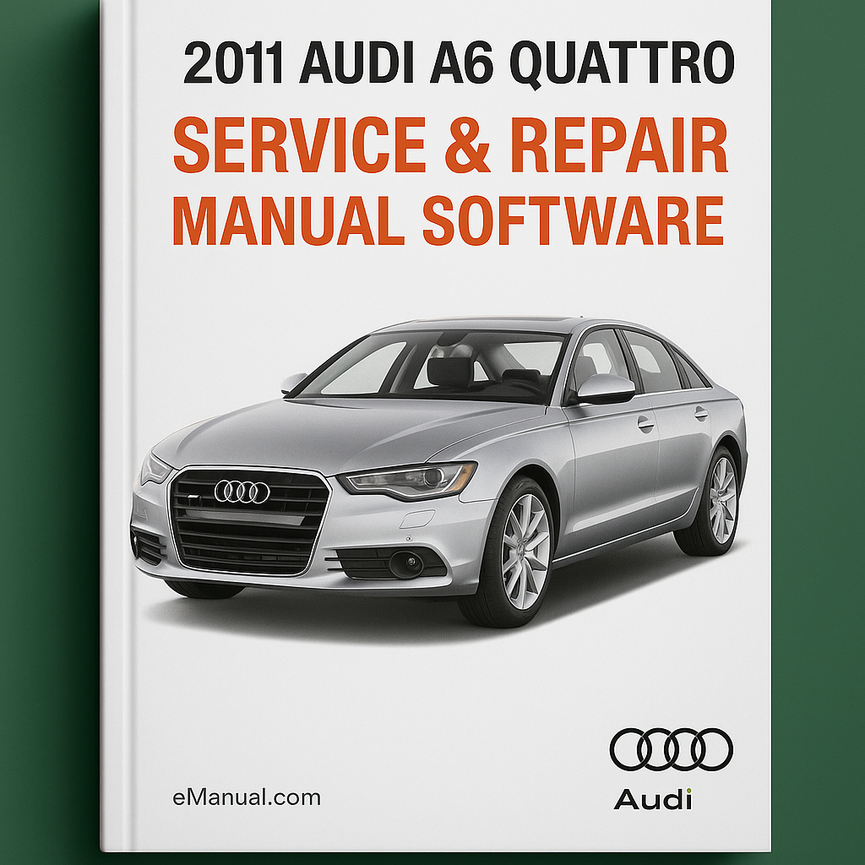 2011 Audi A6 Quattro Service & Repair Manual Software