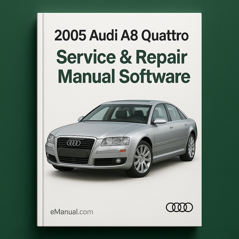 2005 Audi A8 Quattro Service & Repair Manual Software