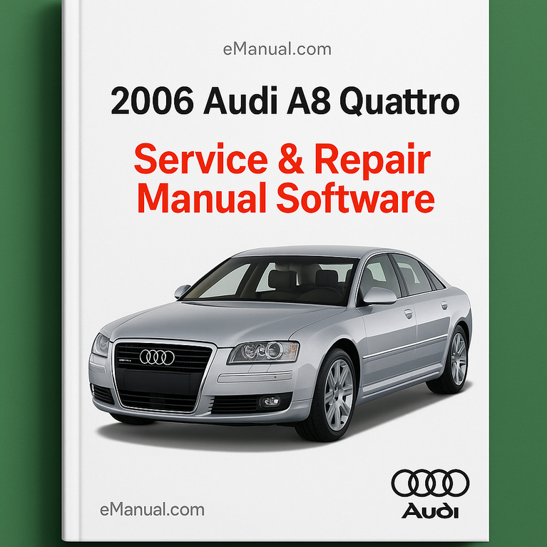 2006 Audi A8 Quattro Service & Repair Manual Software