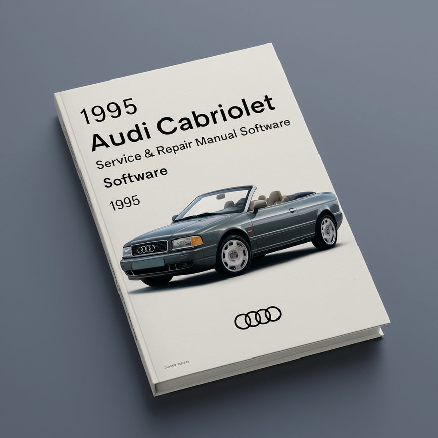 1995 Audi Cabriolet Service- und Reparaturhandbuch-Software