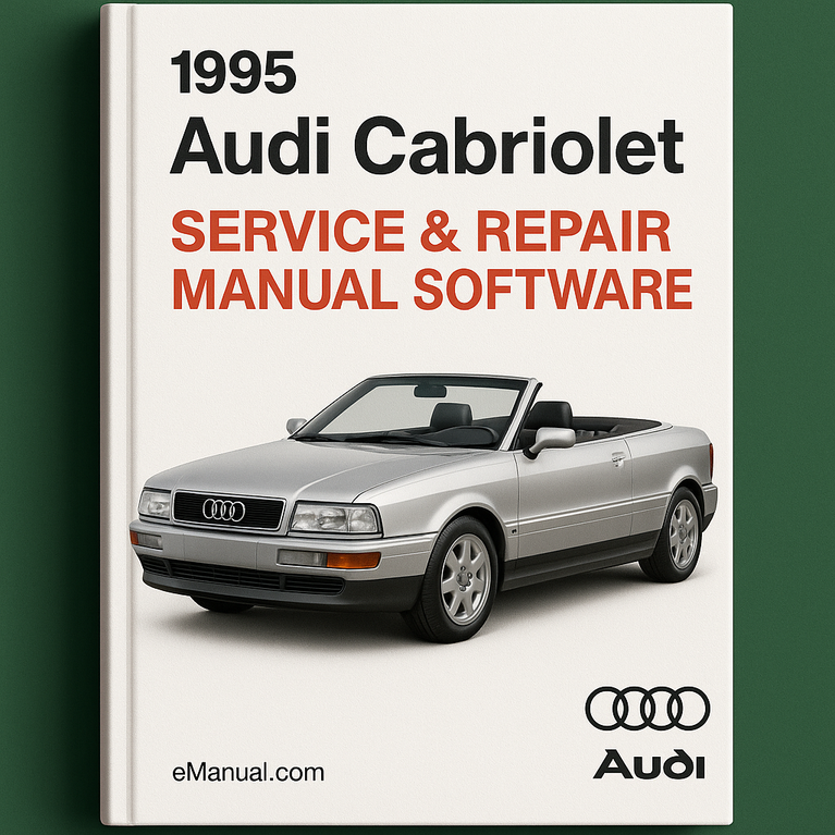 1995 Audi Cabriolet Service & Repair Manual Software
