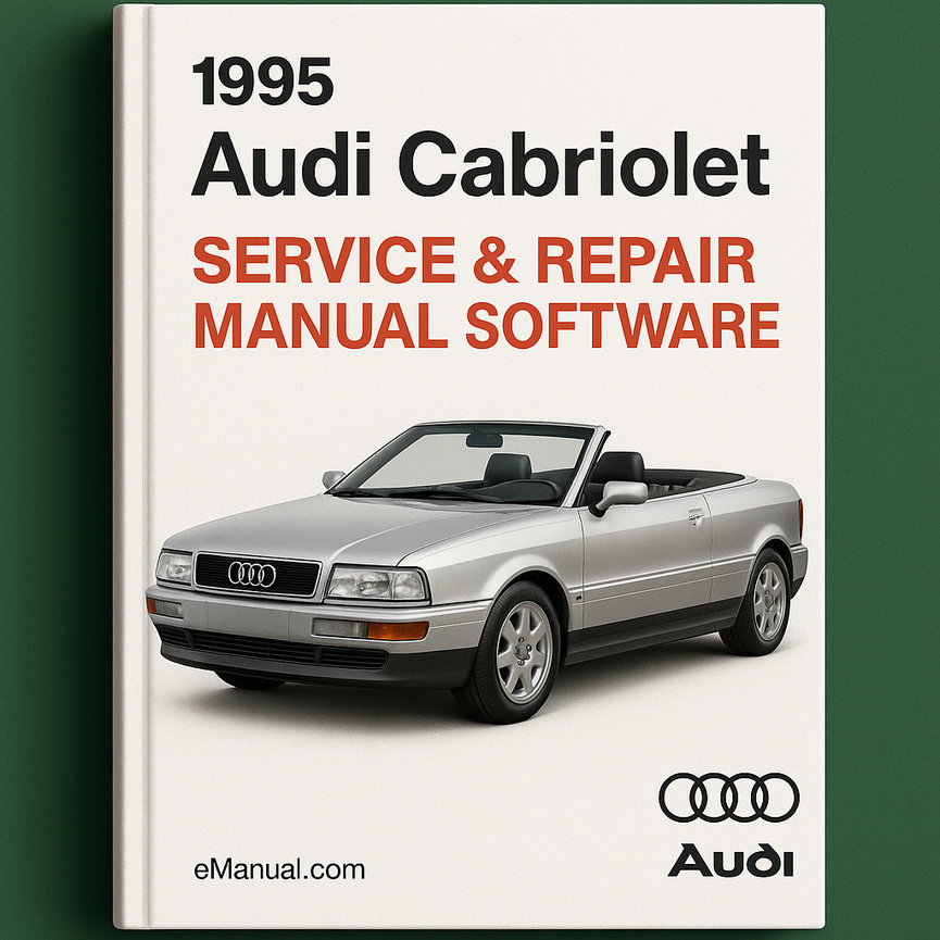 1995 Audi Cabriolet Service & Repair Manual Software