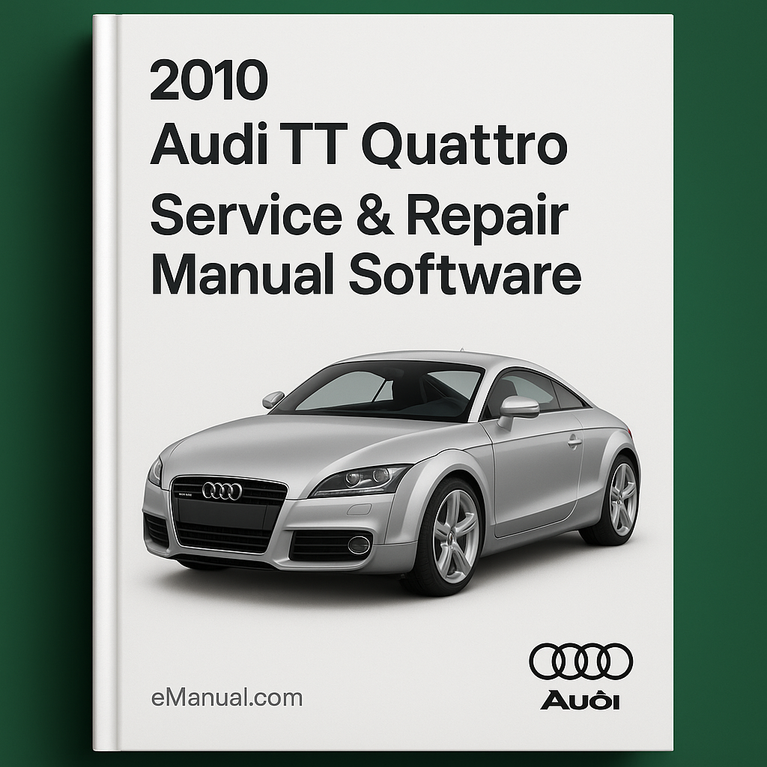 Manual de servicio y reparación del Audi TT Quattro 2010