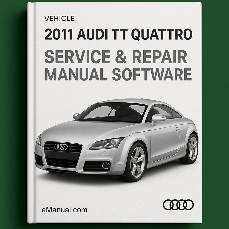 2011 Audi TT Quattro Service & Repair Manual Software