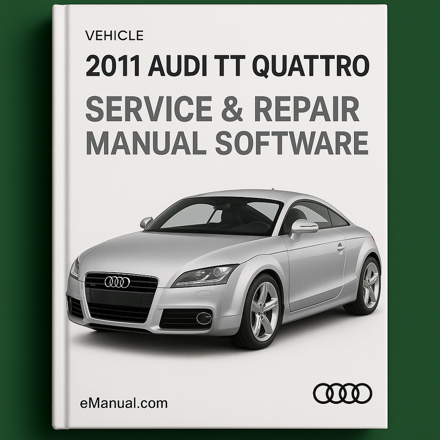 2011 Audi TT Quattro Service & Repair Manual Software