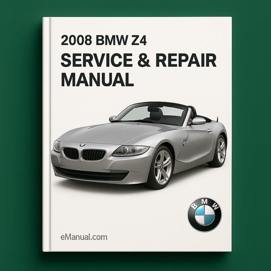 2008 BMW Z4 Service & Repair Manual Software