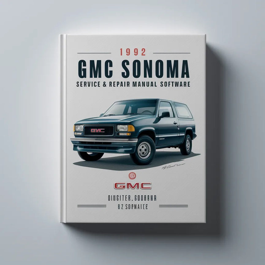 Software del manual de servicio y reparación de GMC Sonoma 1992