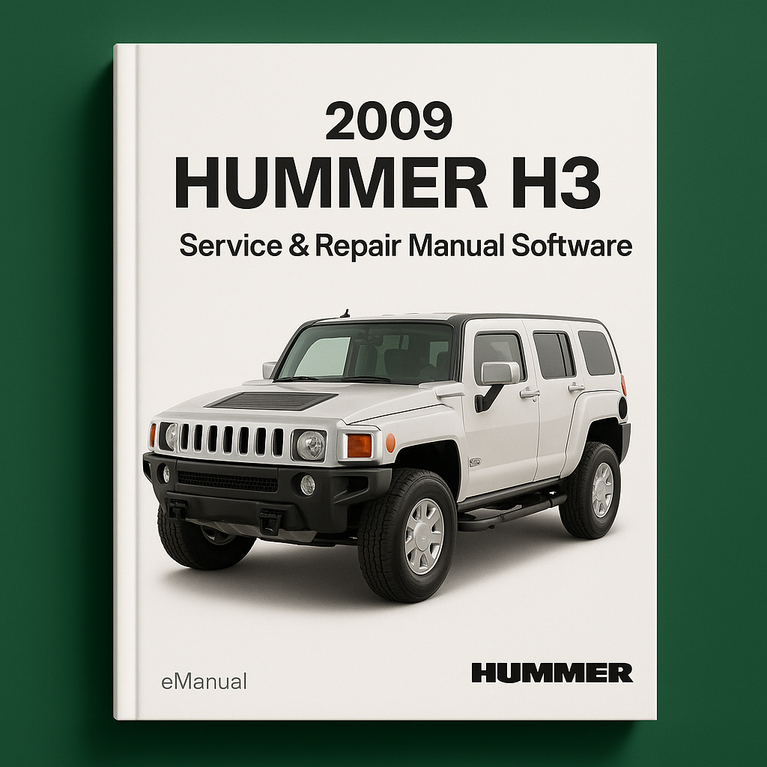 2009 Hummer H3 Service & Repair Manual Software