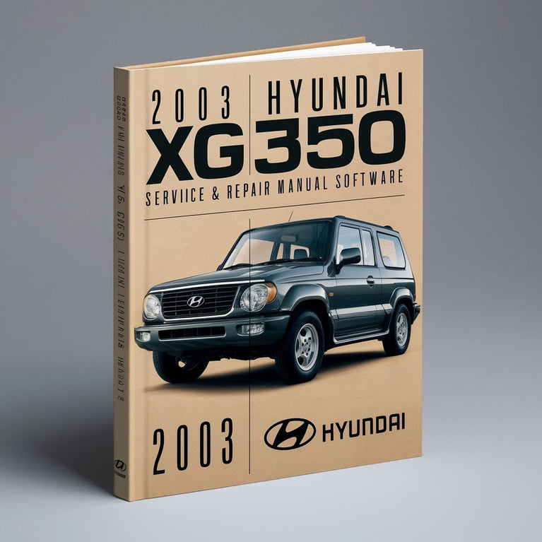 2003 Hyundai XG350 Service & Repair Manual Software