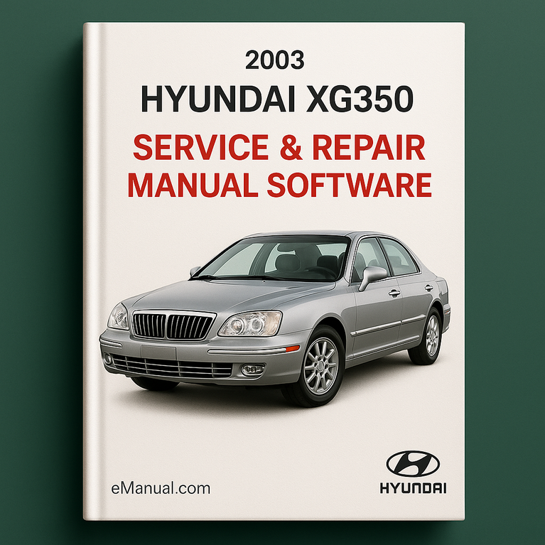 2003 Hyundai XG350 Service & Repair Manual Software