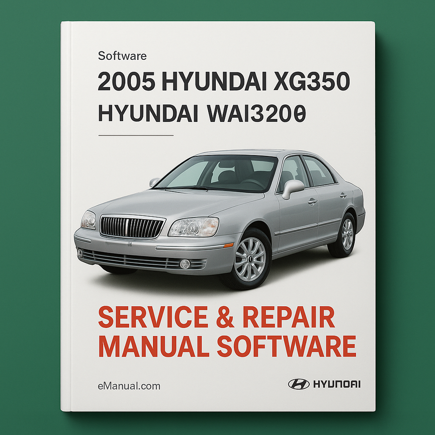 2005 Hyundai XG350 Service & Repair Manual Software