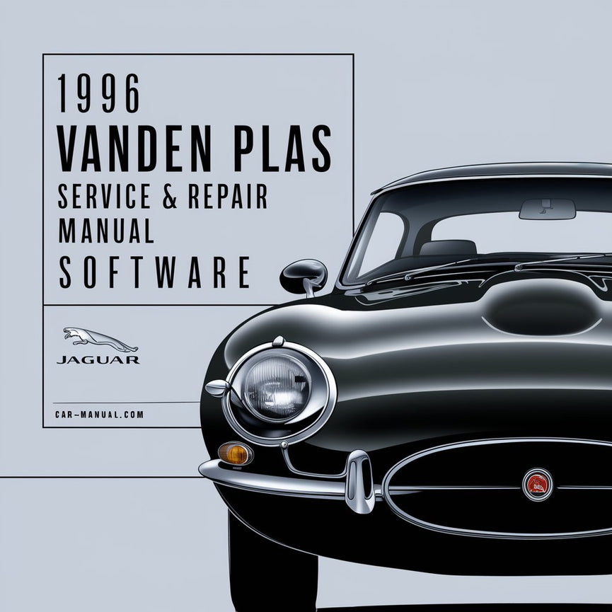 1996 Jaguar Vanden Plas Service & Repair Manual Software