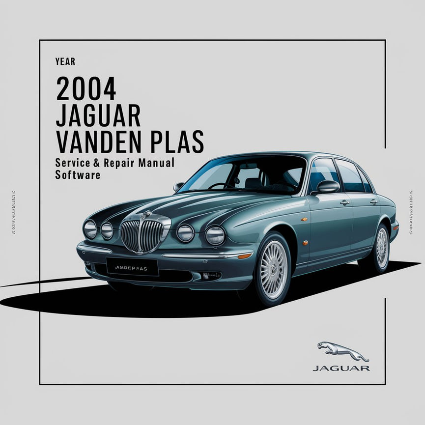 Manual de servicio y reparación de Jaguar Vanden Plas 2004