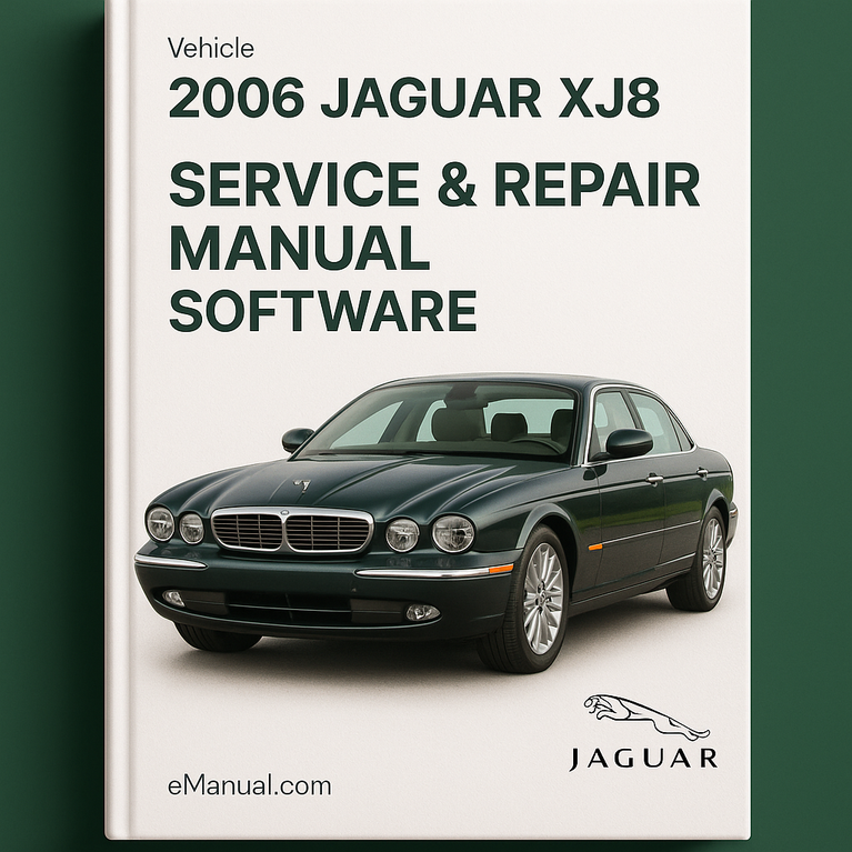 2006 Jaguar XJ8 Service & Repair Manual Software
