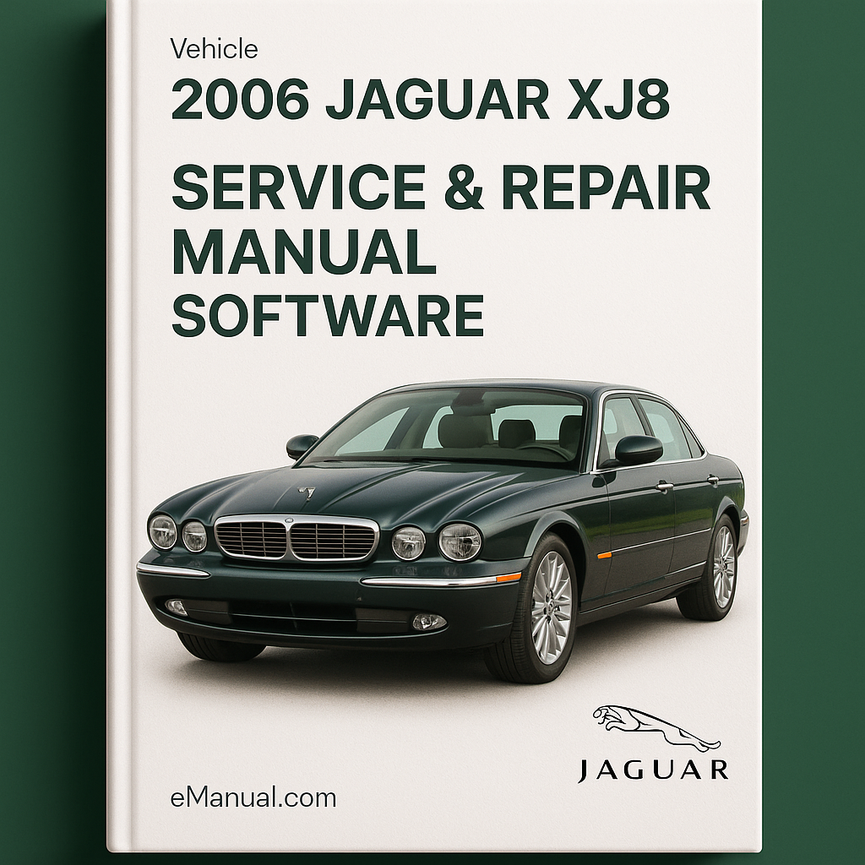 2006 Jaguar XJ8 Service & Repair Manual Software