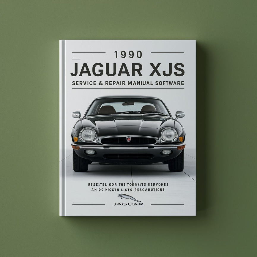 Software del manual de reparación y servicio del Jaguar XJS 1990