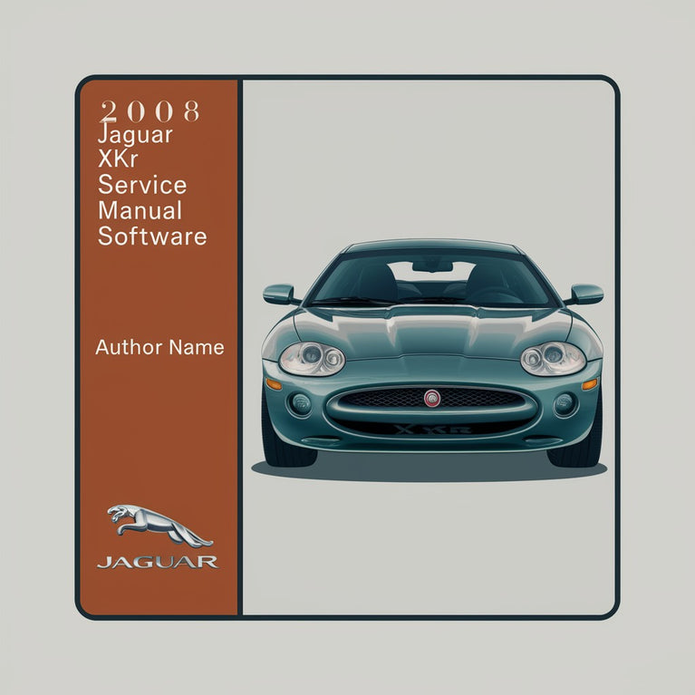 2008 Jaguar XKR Service & Repair Manual Software