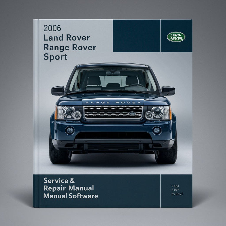 2006 Land Rover Range Rover Sport Service & Repair Manual Software