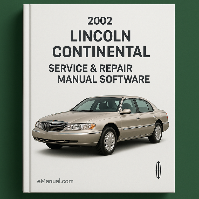 2002 Lincoln Continental Service- und Reparaturhandbuch-Software