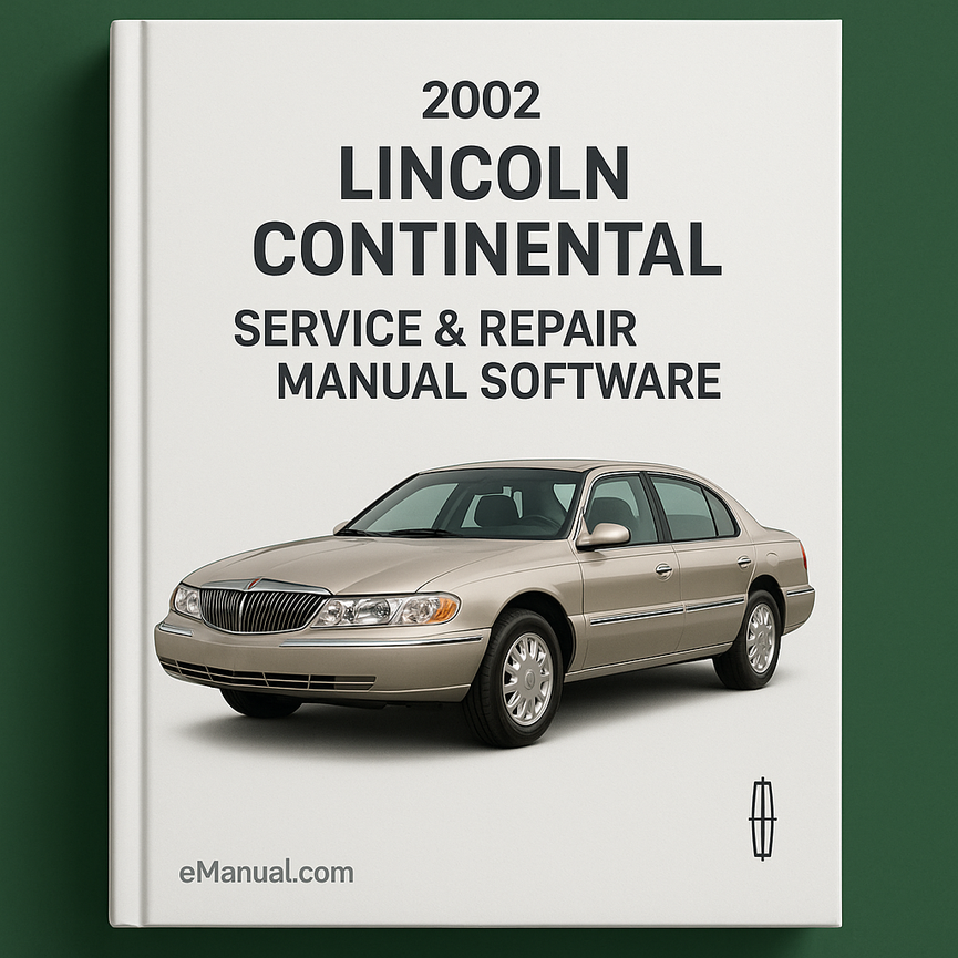 2002 Lincoln Continental Service- und Reparaturhandbuch-Software